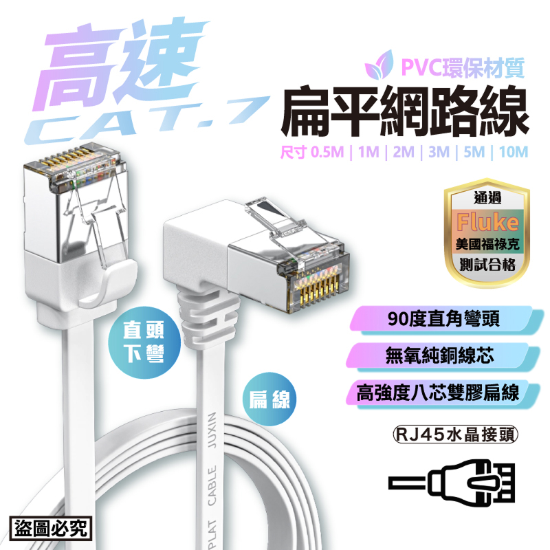 CAT7 系列 CT7G (彎頭) 高速網路線